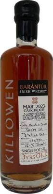 Killowen 3yo Barantuil Italian Oak Firkin White Mountain Jacks 56.1% 500ml