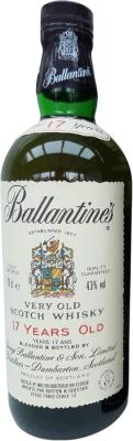 Ballantine's 17yo Barton & Guestier Paris 43% 700ml