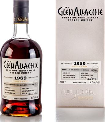 Glenallachie 1989 Single Cask PX Hogshead #6121 47.7% 700ml