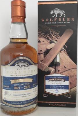 Wolfburn 2015 Greek Revolution Oloroso Sherry Hogshead #133 57.8% 700ml