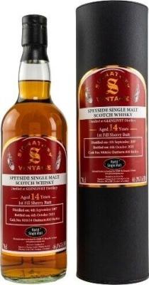 Glenlivet 2007 SV First Fill Sherry Butt Ermuri Detmold 46% 700ml