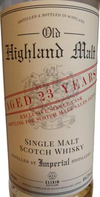 Imperial 1995 ElD Scotch Malt Sales Ltd. Japan 48.2% 700ml