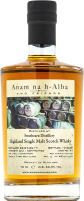 Strathearn 2014 ANHA American Oak #52 56.9% 700ml