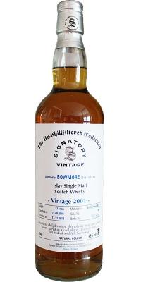 Bowmore 2001 SV The Un-Chillfiltered Collection Refill Sherry Butt #1369 46% 700ml