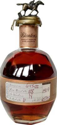 Blanton's Straight From The Barrel #4 Charred White Oak Barrel 65.95% 700ml