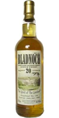Bladnoch 1990 New Label #138 52.4% 700ml