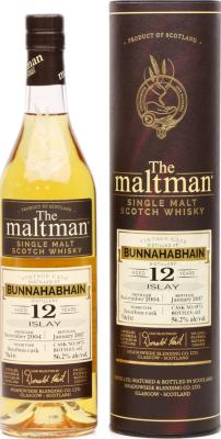 Bunnahabhain 2004 MBl The Maltman Bourbon Cask #3573 56.2% 700ml