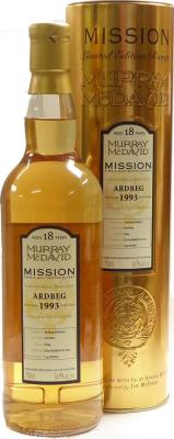Ardbeg 1993 MM Mission Gold Series Bourbon Cask 56.9% 700ml