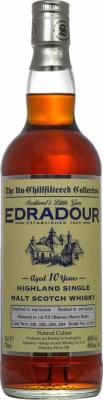 Edradour 2013 SV The Un-Chillfiltered Collection 1st Fill Oloroso Sherry Butt 46% 700ml