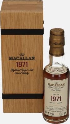Macallan 1971 Sherry wood #7556 55.9% 50ml