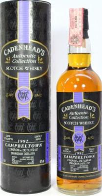 Longrow 1992 CA Authentic Collection Bourbon Hogshead 57.2% 700ml