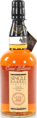 Evan Williams 1991 Single Barrel Vintage American Oak #128 43.3% 750ml