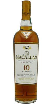 Macallan 10yo Sherry Oak Casks form Jerez 40% 700ml