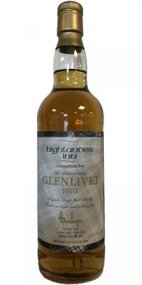 Glenlivet 1970 HI Hankyu 5th anniversary British Fair 50.1% 700ml