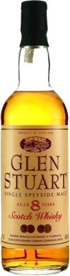 Glen Stuart 8yo Single Speyside Malt Oak Casks 40% 700ml