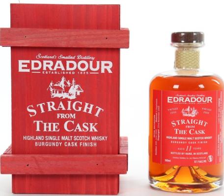 Edradour 2000 Straight From The Cask Burgundy Cask Finish 11yo 57.1% 500ml