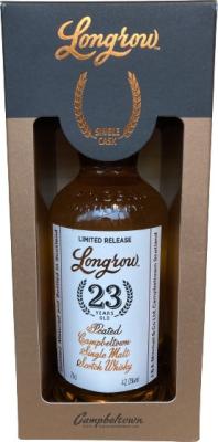 Longrow 23yo Fresh Rum Barrel Fourcroy Netherlands 42% 700ml