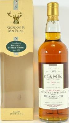 Bladnoch 1987 GM Cask Strength 4193 4194 58.4% 700ml