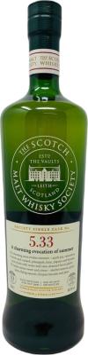 Auchentoshan 2000 SMWS 5.33 A charming evocation of summer 10yo Refill Ex-Bourbon Hogshead 60.4% 700ml