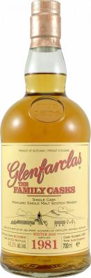 Glenfarclas 1981 The Family Casks Refill Sherry Hogshead #29 52.4% 700ml