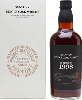 Yamazaki 1998 Suntory Single Cask Whisky Sherry Butt CM 70012 54% 700ml