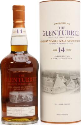 Glenturret 1992 Limited Edition Single Cask Bottling #855 59.7% 700ml