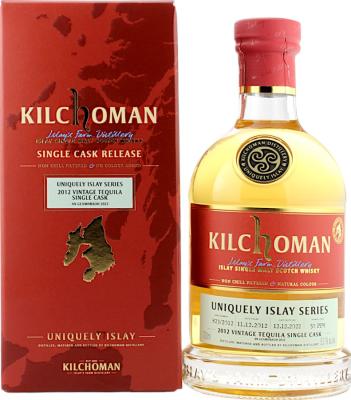 Kilchoman 2012 Uniquely Islay Series An Geamhradh 2022 Bourbon Barrel Tequila Finish for 2yo 53.1% 700ml