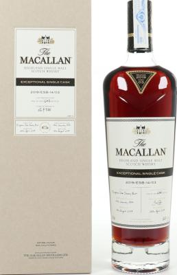 Macallan 2019/ESB-14/03 Exceptional Single Cask European Oak Sherry Butt 56.7% 700ml