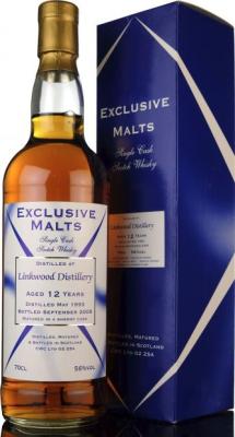 Linkwood 1993 CWC Exclusive Malts Sherry Cask 56% 700ml