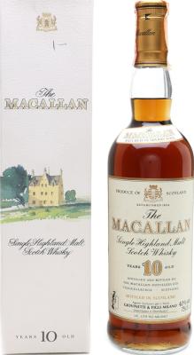 Macallan 10yo Sherry Wood Giovinetti & Figli Milano 40% 750ml