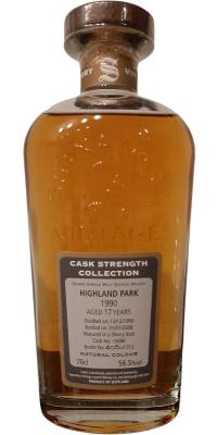 Highland Park 1990 SV Cask Strength Collection Sherry Butt #15690 56.5% 700ml