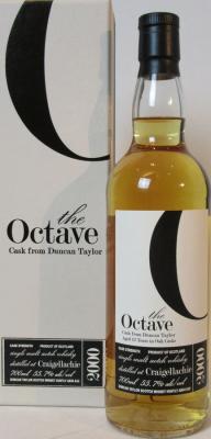 Craigellachie 2000 DT The Octave Oak Cask #494600 55.7% 700ml