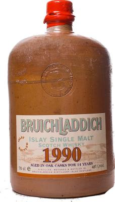 Bruichladdich 1990 Ceramic Jug Oak Cask 46% 700ml