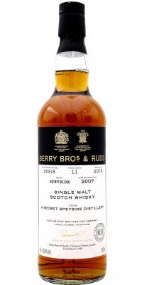 Secret Speyside Distillery 2007 BR Sherry #13918 Germany Exclusive 58% 700ml