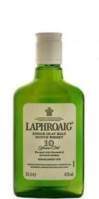 Laphroaig 10yo Single Islay Malt Scotch Whisky 43% 200ml