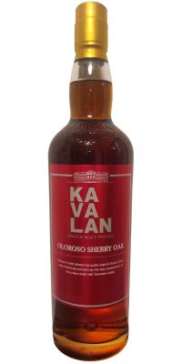 Kavalan Oloroso Sherry Oak Spanish Oloroso Sherry King Car Germany GmbH Blumenstr. 24 D-40212 Dusseldorf 46% 700ml