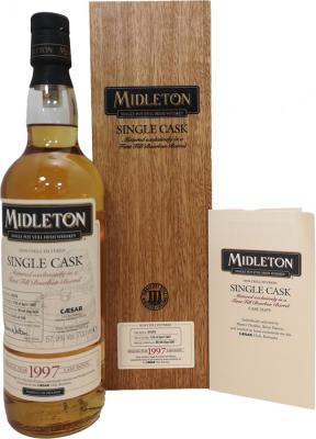 Midleton 1997 1st fill Bourbon barrel #31679 Caesar Club Romania 57.9% 700ml