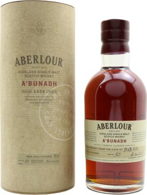Aberlour A'bunadh batch #50 Oloroso Sherry Butts 59.6% 750ml