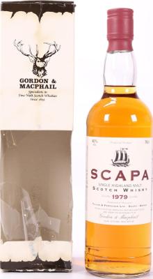 Scapa 1979 GM Licensed Bottling 40% 700ml