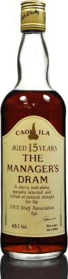 Caol Ila 15yo The Manager's Dram Sherry Cask 63% 750ml