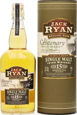 Jack Ryan 15yo The Centenary Cask Strength Limited Edition 57.5% 700ml