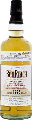 BenRiach 1995 Peated Dark Rum Finish #2698 58.6% 700ml