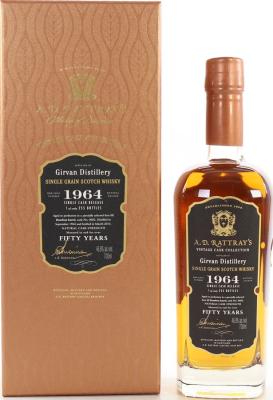 Girvan 1964 DR Vintage Cask Collection 1st Fill Bourbon Barrel #0002 46.8% 700ml