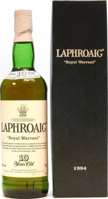 Laphroaig 10yo Royal Warrant Staff Presentation 40% 700ml