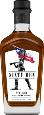 Sixty Men Straight Bourbon Whisky 45% 750ml