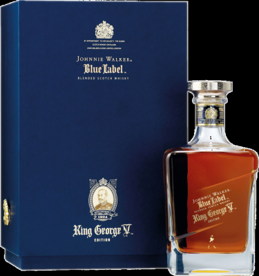 Johnnie Walker Blue Label King George V Backgammon Set 40% 700ml