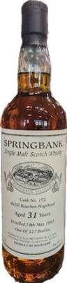 Springbank 1993 Private Cask 44.4% 700ml