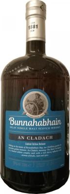 Bunnahabhain An Cladach Limited Edition Release World Traveller Exclusive 50% 1000ml