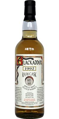 Rosebank 1992 BA Raw Cask Refill Hogshead #1452 60% 700ml