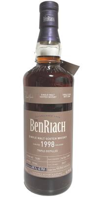 BenRiach 1998 Single Cask Bottling Pedro Ximenez Sherry Puncheon Travel Exclusive 56.2% 700ml